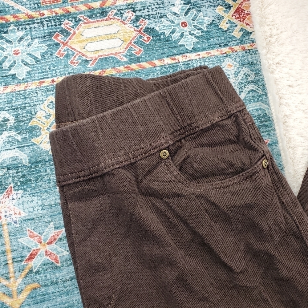 Woolrich Brown Pull On Pants Women Medium - Picture 2 of 8